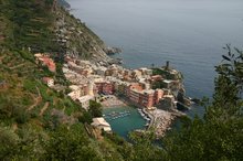The picturesque villages of Cinque  Terre in Italy
